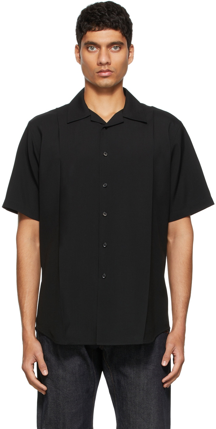 Jil Sander Black Wool Canvas Shirt Jil Sander