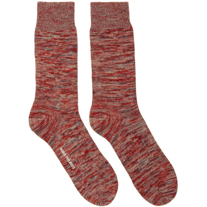 Photo: Norse Projects Red Bjarki Blend Socks