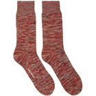 Norse Projects Red Bjarki Blend Socks