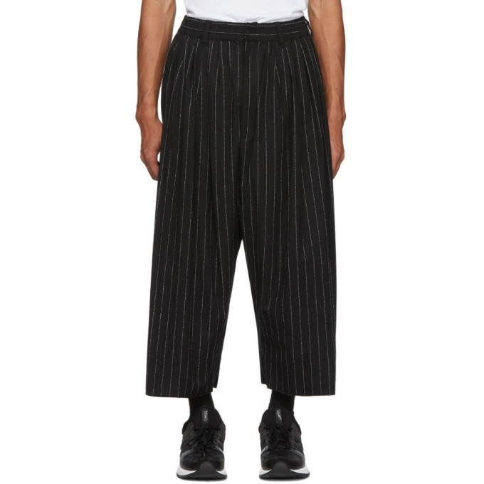 Photo: Sasquatchfabrix. Black and White Wool Silhouette Trousers