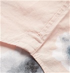 Club Monaco - Slim-Fit Button-Down Collar Printed Cotton-Poplin Shirt - Pink