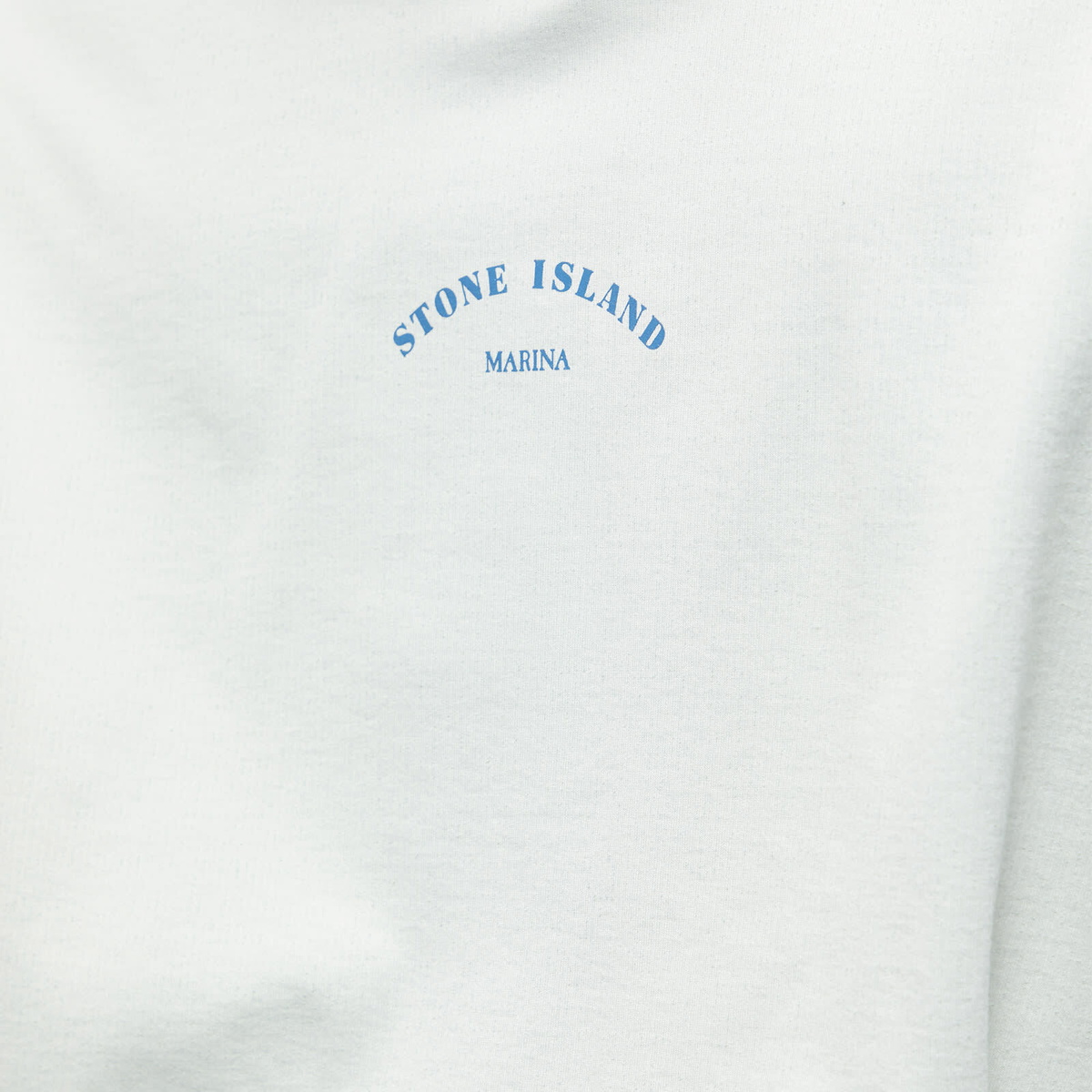 Stone Island Men's Marina Plated Dyed Popover Hoody in Sky Blue