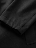 Zegna - Reversible Wool-Twill and Shell Coat - Black