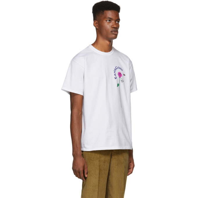 Noah NYC White Earth Crisis T-Shirt Noah NYC