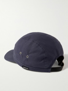 Neighborhood - Leather-Trimmed Logo-Print Cotton-Twill Baseball Cap