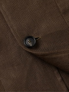 De Petrillo - Slim-Fit Linen Overshirt - Brown