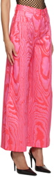 Marques Almeida Pink Wide-Leg Trousers