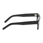 Saint Laurent Black Rectangular Sunglasses