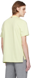 Thom Browne Green & Yellow Stripe T-Shirt