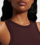 Magda Butrym Floral-appliqué cotton-blend tank top