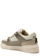 Represent Studio Panelled Leather Sneakers Beige