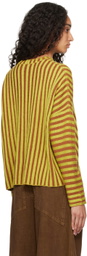 Eckhaus Latta Yellow Keyboard Sweater