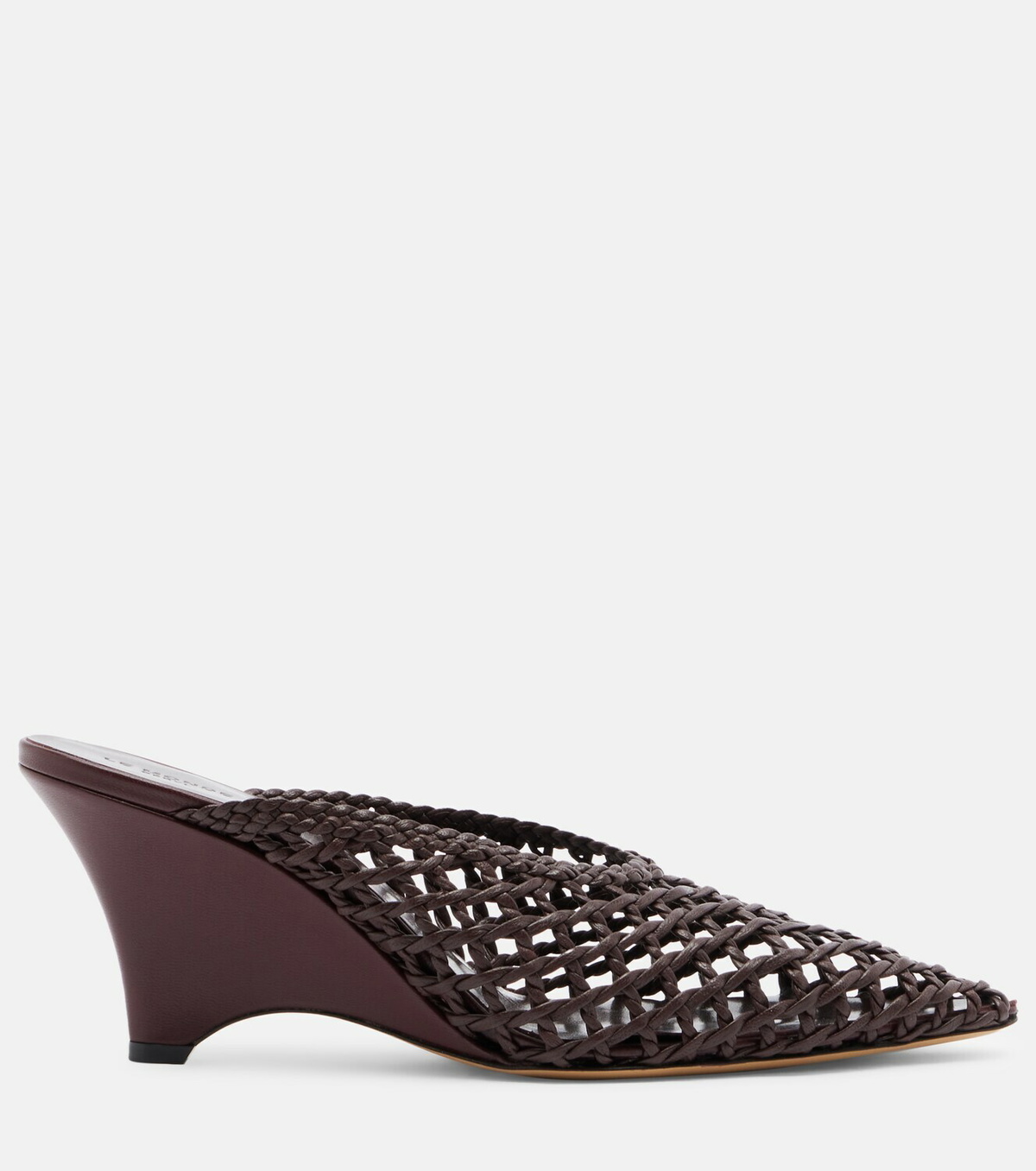 Le Monde Béryl Victoria leather wedge mules