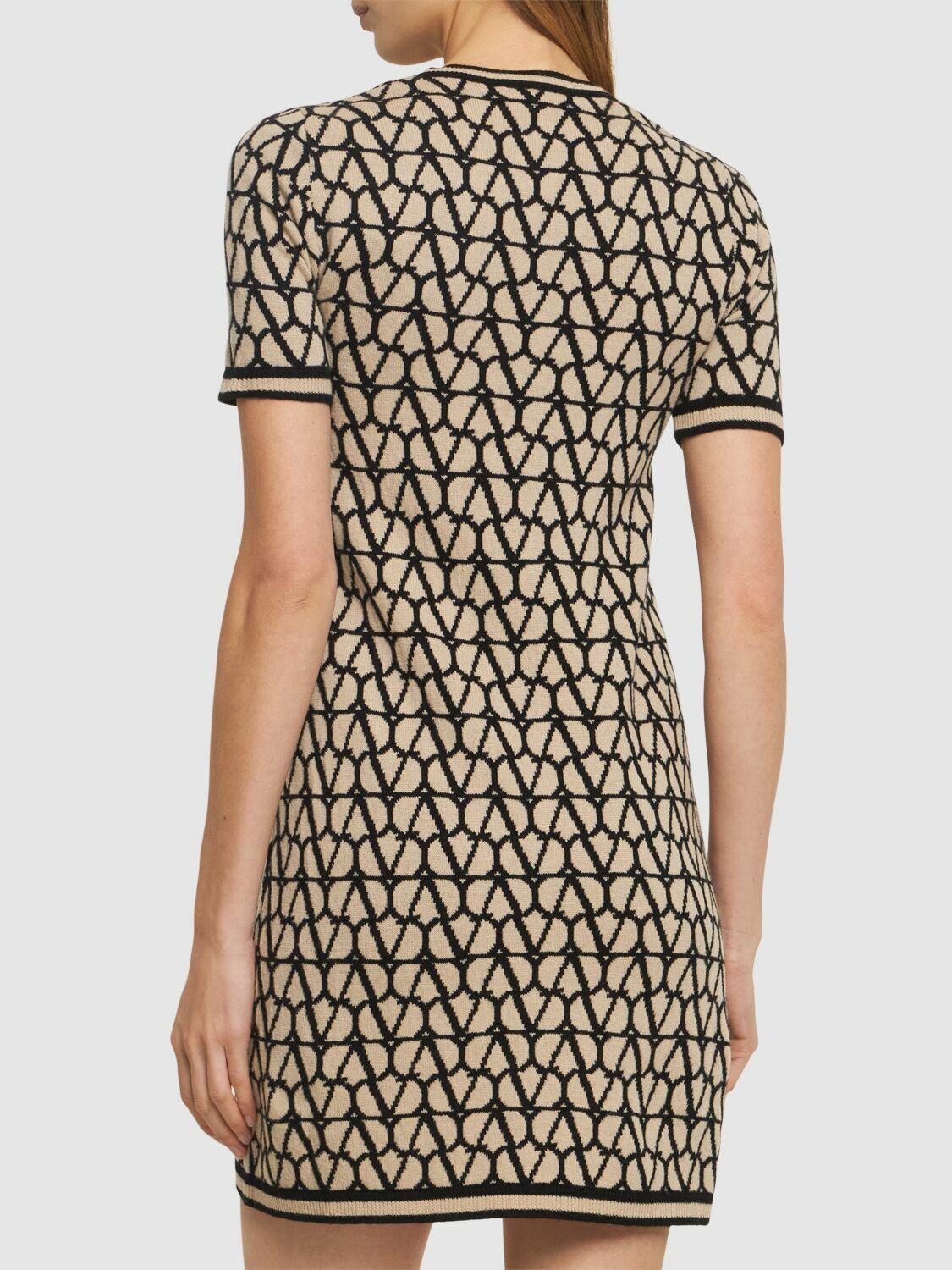 ワンピース VALENTINO Valentino Knit Mini Dress Valentino - Black Knit Mini Dress | Mitchell Stores
