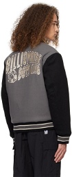 Billionaire Boys Club Gray Astro Varsity Bomber Jacket
