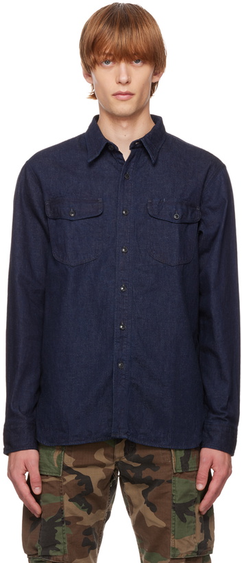 Photo: RRL Navy Preston Shirt