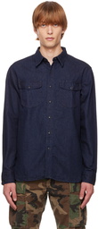 RRL Navy Preston Shirt