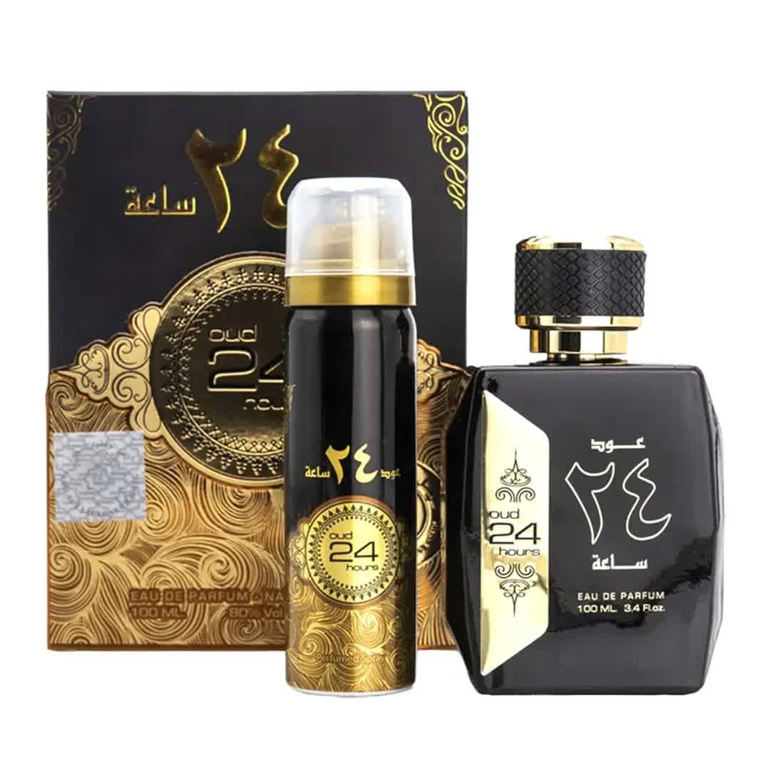 Ard Al Zaafaran Unisex Oud 24 Hours Gift Set Fragrances 6423080594773
