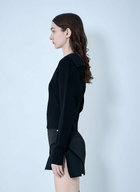 Rick Owens Dracu Cropped V Knit
