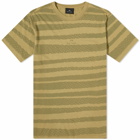 Paul Smith Men's Zebra Striped T-Shirt in Light Green