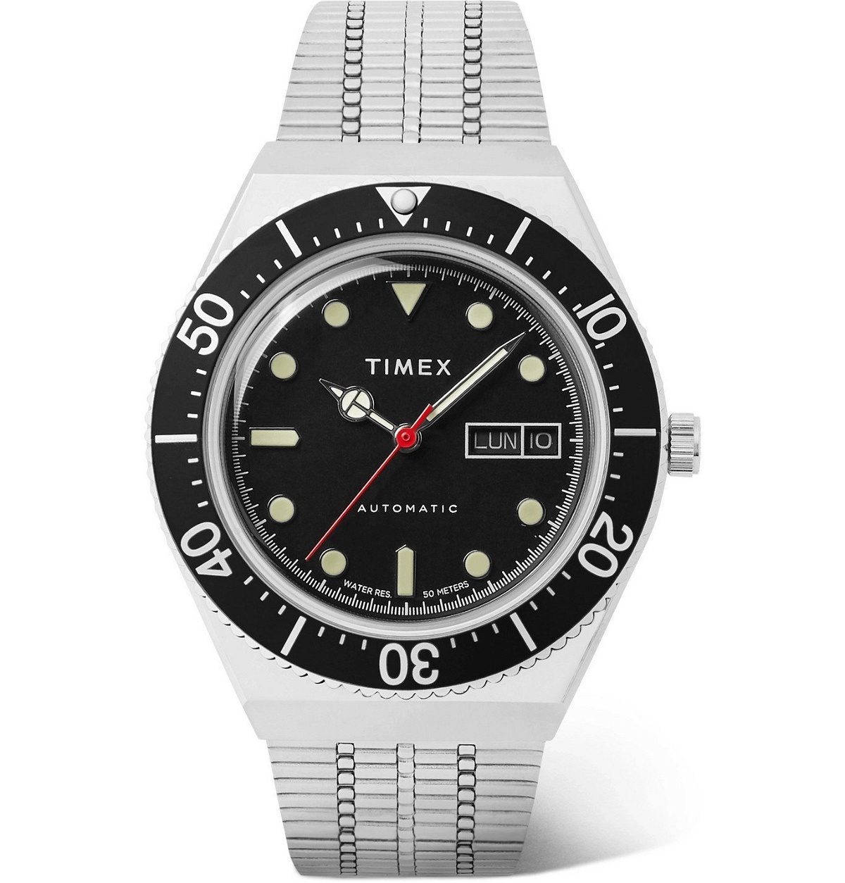 Timex M79 Black Bezel Automatic Watch escapeauthority