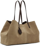BOSS Beige Suede Tote