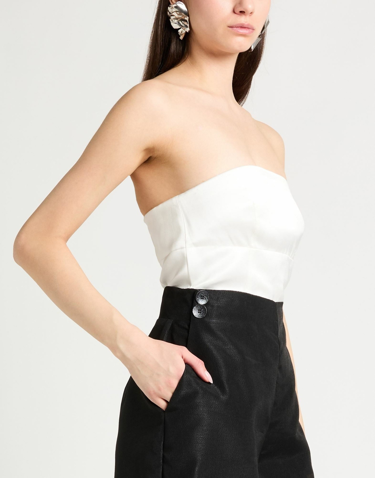 Alessia Santi Womens Pants in Black