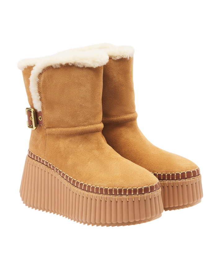Photo: Chloé Nama suede platform ankle boots
