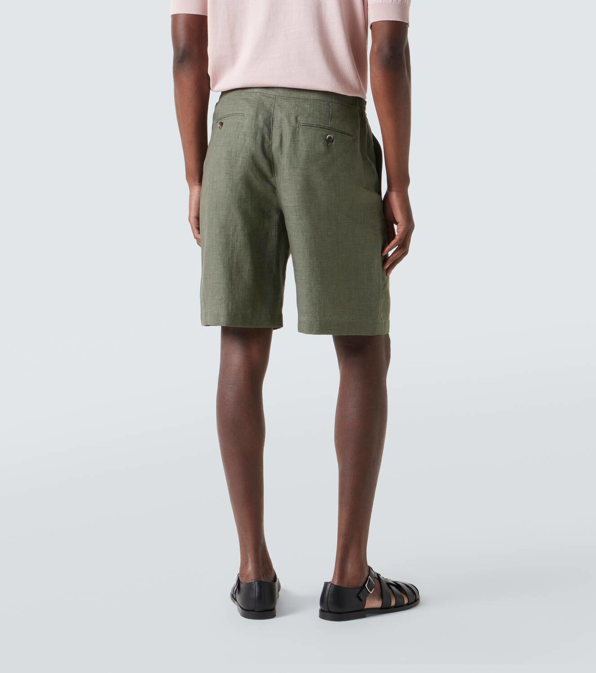 Loro Piana Nolan linen Bermuda shorts