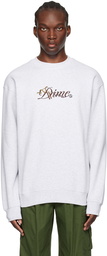 Dime Gray Cursive Snake Sweatshirt