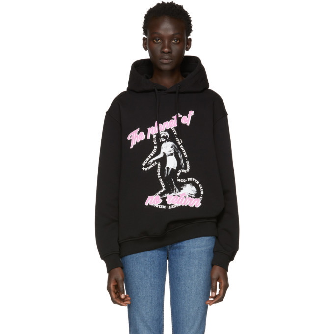 Photo: McQ Alexander McQueen Black The Planet Of No Return Boyfriend Hoodie