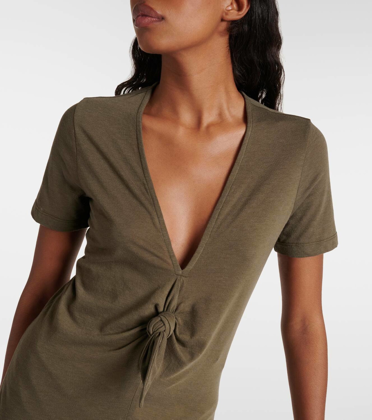 【関税・送料込】LOEWE Paula's Ibiza ノットトップ Loewe Paula's Ibiza knot-detail cotton-blend jersey top Loewe