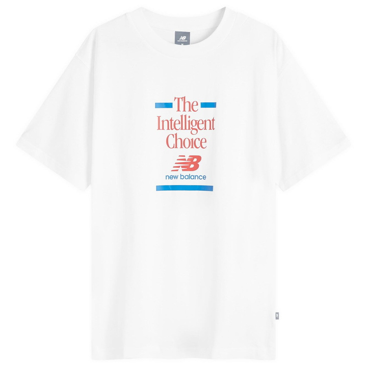 Photo: New Balance Men's Athletics Intelligent Choice T-Shirt in White