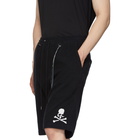 mastermind WORLD Black Terrycloth Logo Shorts