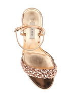Casadei starlink Pink Sandals With High Stiletto Heel And Braided Embellishment In Ecoleather Woman