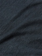 Officine Générale - Simon Linen Polo Shirt - Blue