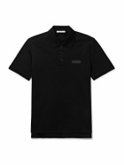 Givenchy - Cotton-Piqué Polo Shirt - Black
