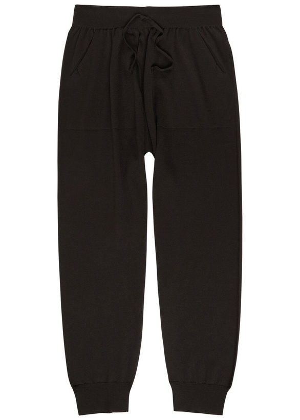 Photo: John Smedley Henning Merino Wool Sweatpants Brown