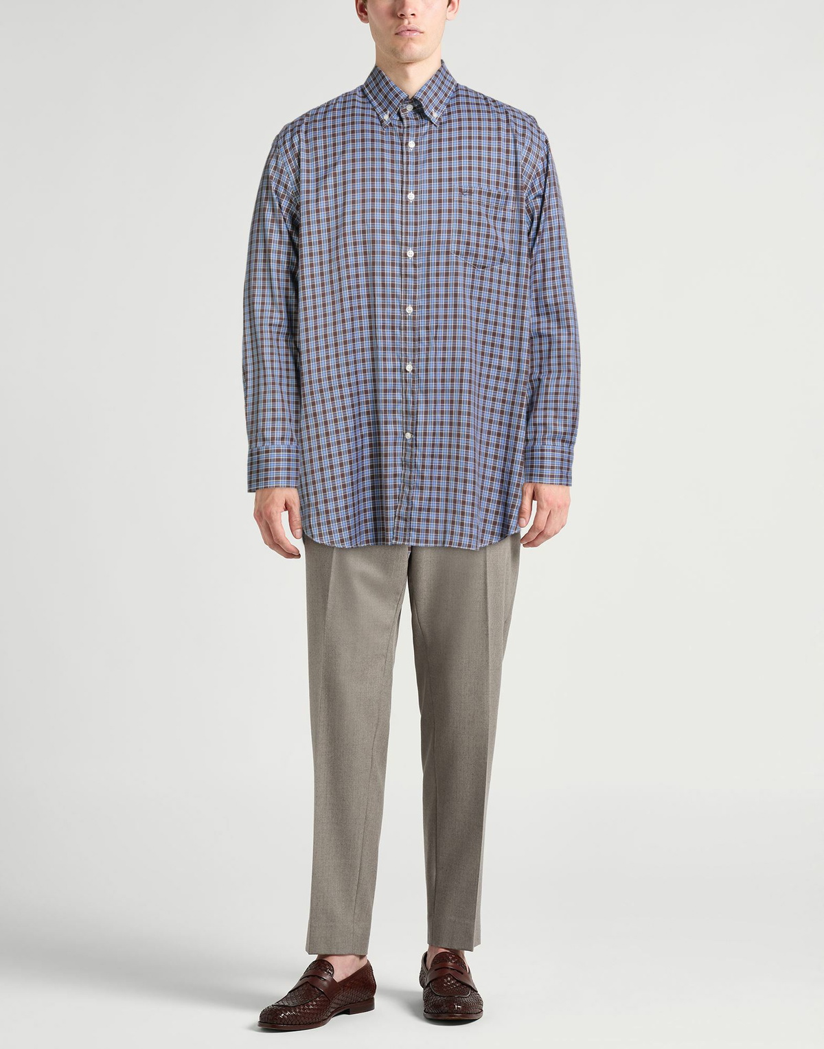 Paul & Shark Mens Shirt Dark in Brown