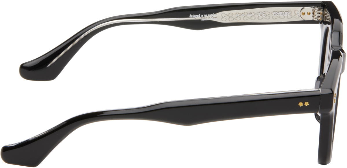 BONNIE CLYDE Black Crybaby Sunglasses