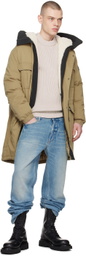 Yves Salomon - Army Khaki Hooded Jacket