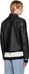 Second/Layer Black Mad Dog Leather Jacket
