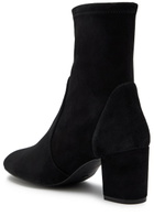 Stuart Weitzman Yuliana 60 Suede Sock Boots Black