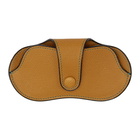 Valextra Tan Leather Glasses Case