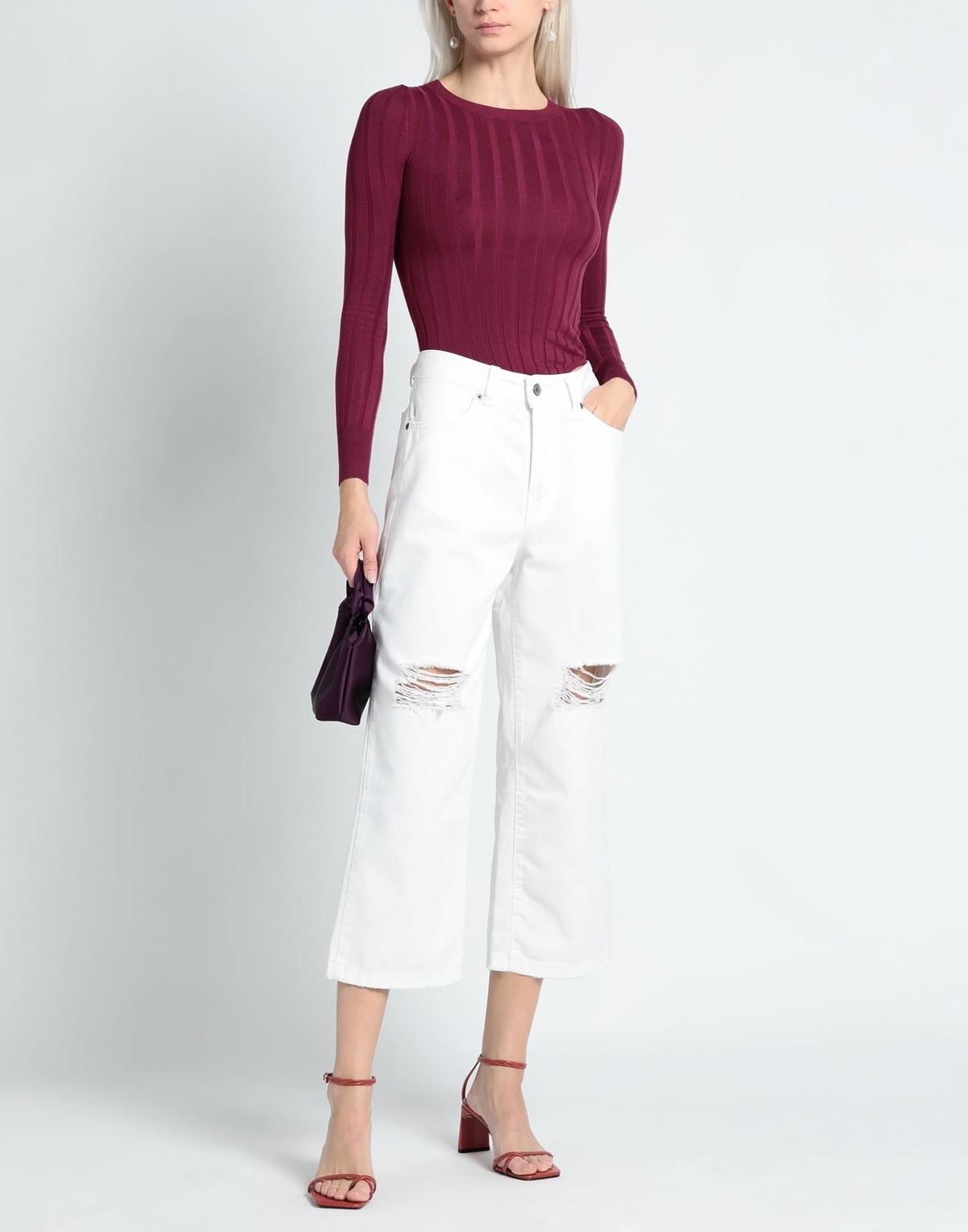 Berna Womens Jeans in White