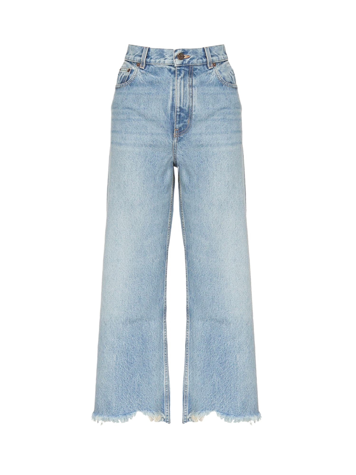 デニム・ジーパン CHLOE - ICED BLUE COTTON DENIM JEANS Chloé Iced Blue Cotton Denim Jeans Chloe