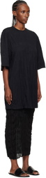 TOTEME Black Relaxed Tee Minidress