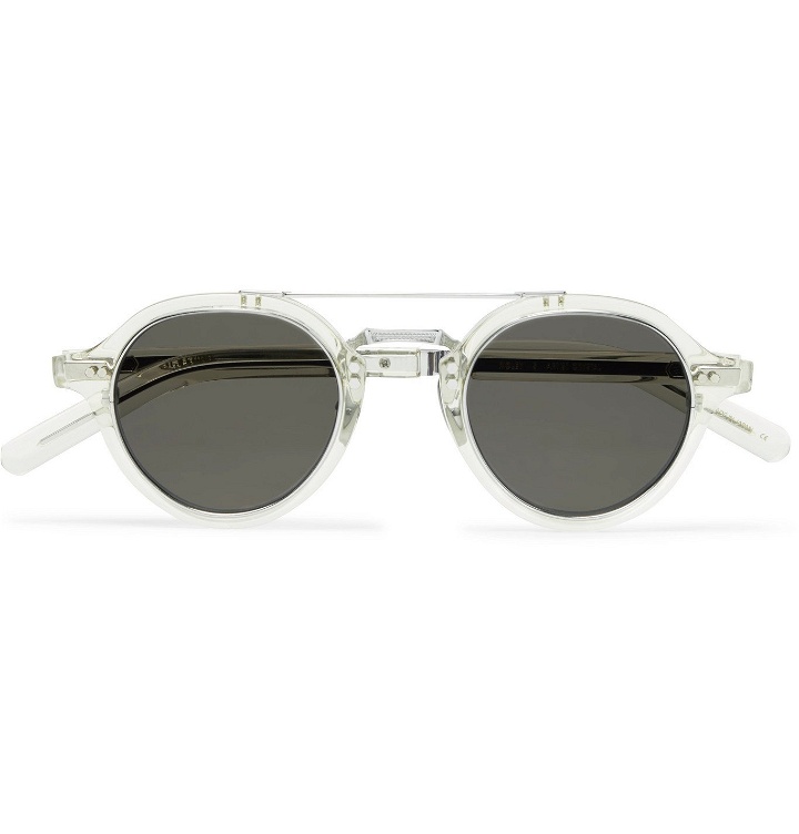 Photo: Mr Leight - Ridley S Aviator-Style Acetate and Silver-Tone Sunglasses - Yellow