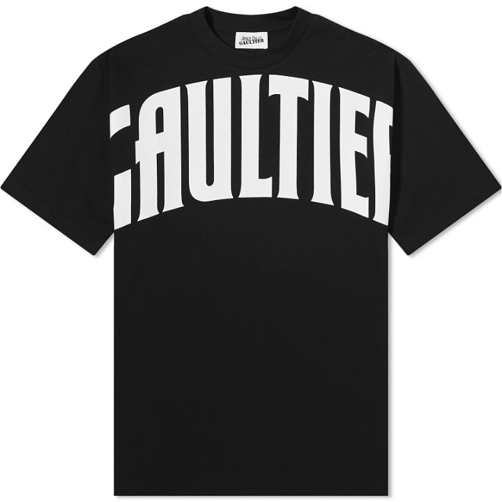 Photo: Jean Paul Gaultier Women's Logo Oversized T-Shirt in Black/White