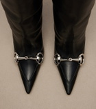 Gucci Boulevard Horsebit leather knee-high boots